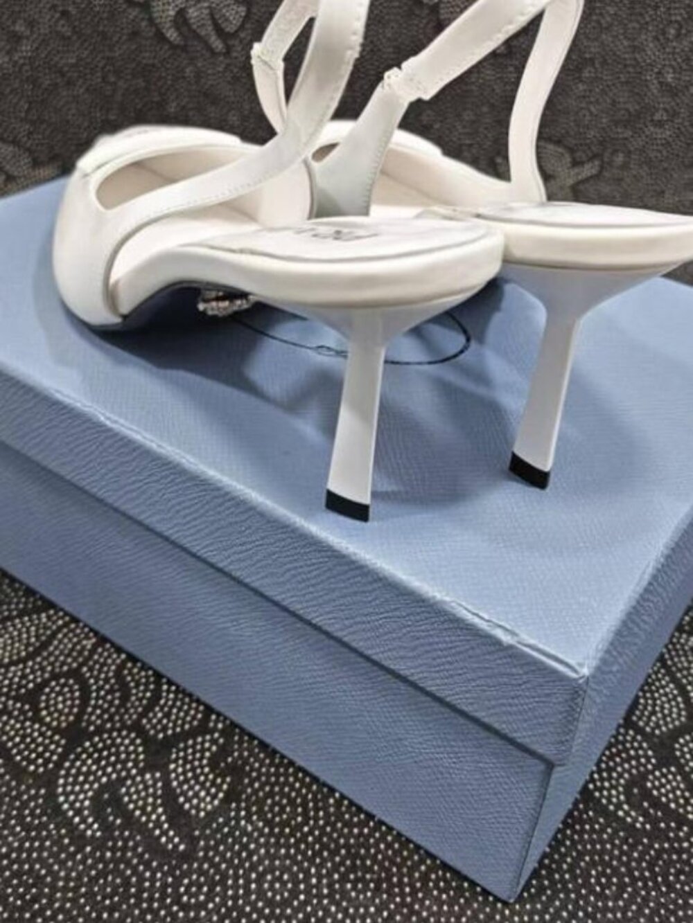 Prada Women’s Heels Size 38 - With Original Box - Picture 3 of 5